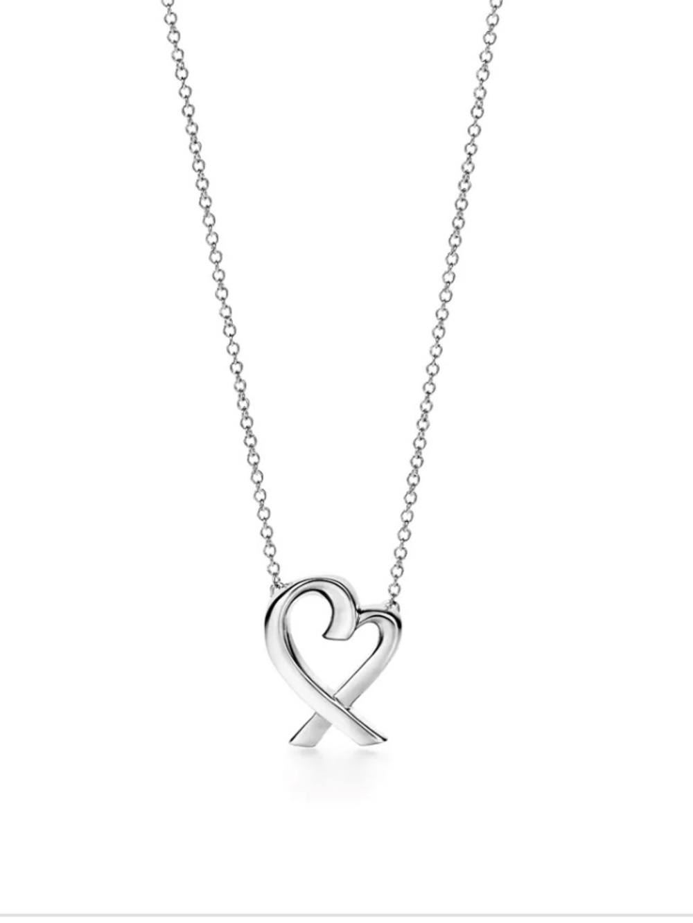 Tiffany &Co. Paloma Picasso Loving Heart Necklace